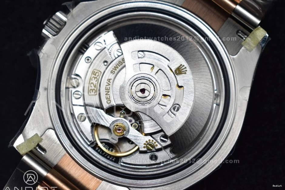 Steel Yacht-Master SS 904L Bracelet Dial 1:1 Best Gold Edition On VR3235 126621 Rose Black Clean Plated 0426